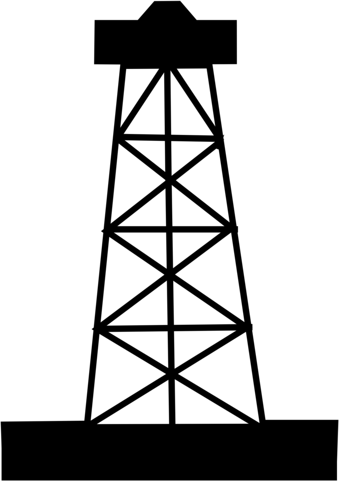 Oil Or Gas Well - Oil Well Clipart (958x1355)