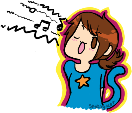 I Can't Sing Well- Da Id By Spazzykat - Can Sing A Song (600x400)