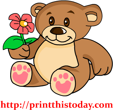 Cool Teddy Bear Clipart Free Love Teddy Bear Clip Art - Teddy Bear For Art (417x417)