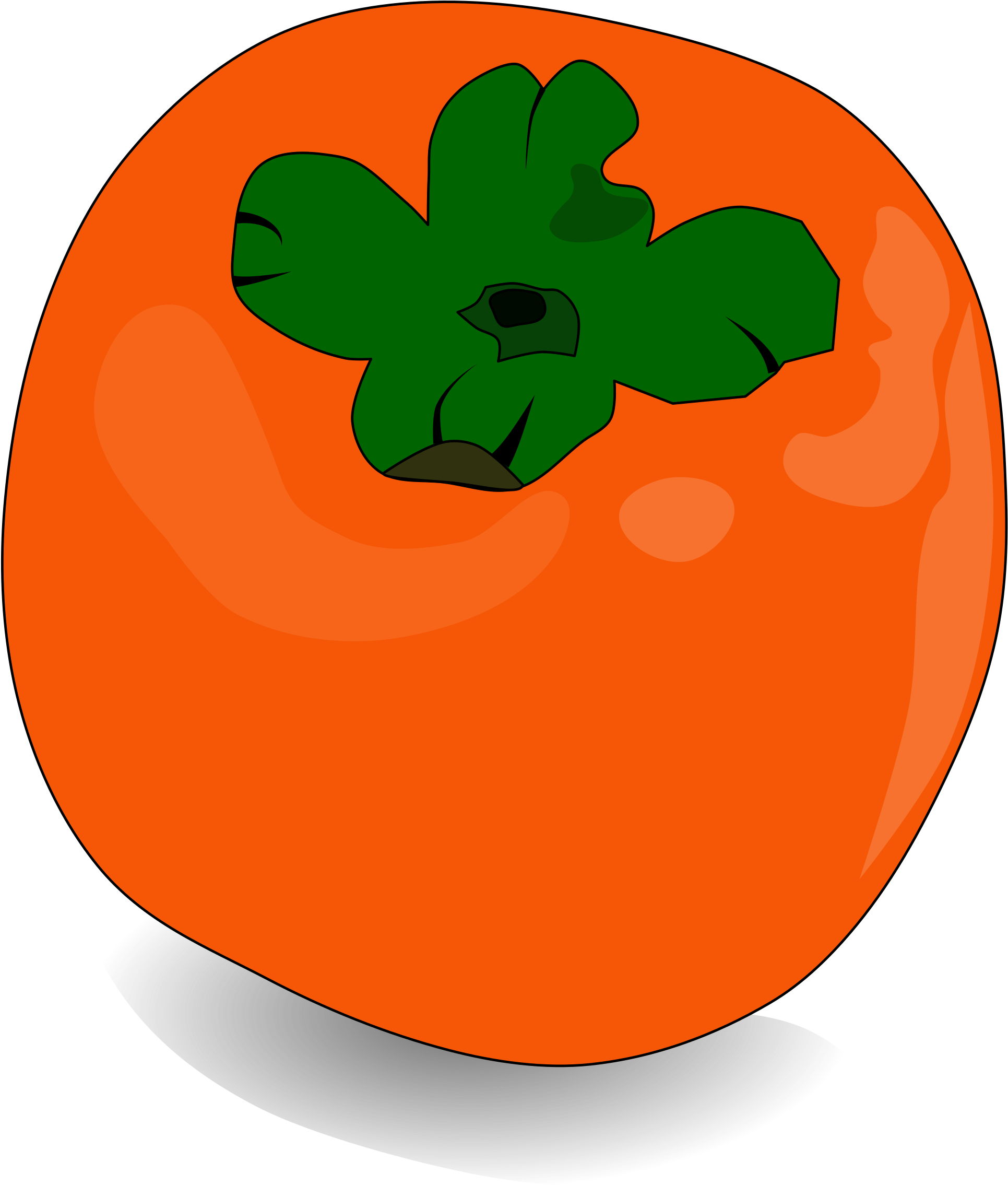 Persimmon - Persimmon Clipart (2400x2400)