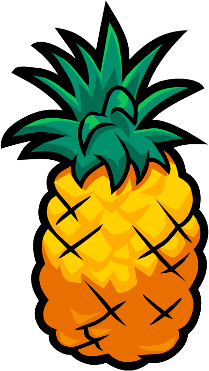 Pineapple Clipart Png - Pineapple Png (432x766)