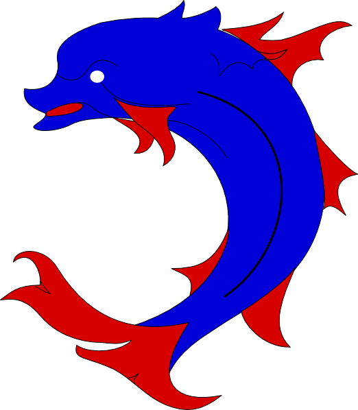 Dolphin Clip Art - Provence Alpes Cote D Azur (522x598)
