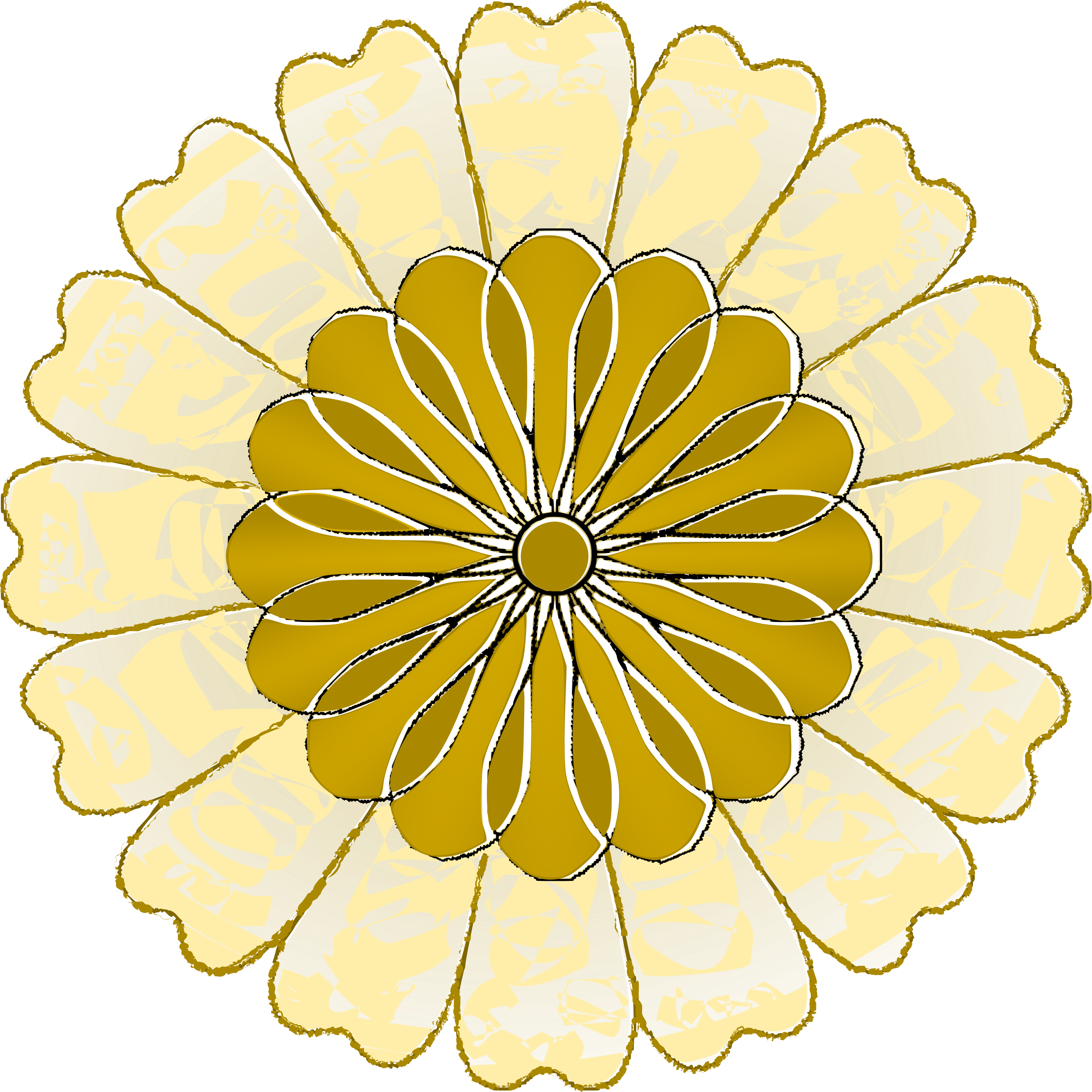 Big Image - Graphique De Fleurs Rouge Et Gris (2400x2400)