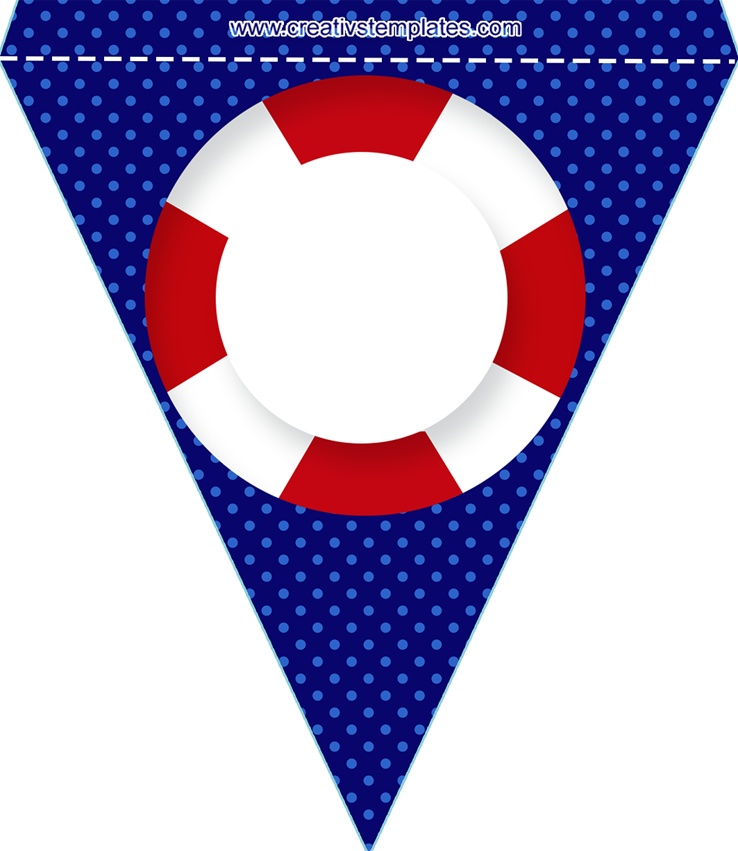 Bandeirola Para Nome - Banderines Para Imprimir Marinero (1063x1226)