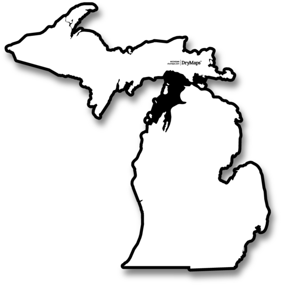 Michigan Dry Erase Board - Michigan (600x600)