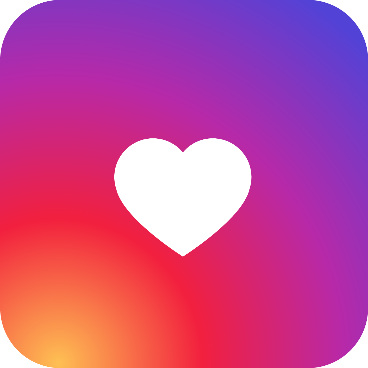 Instagram Heart Png Clipart Image 01 - Logo Instagram Love Png (1413x1412)