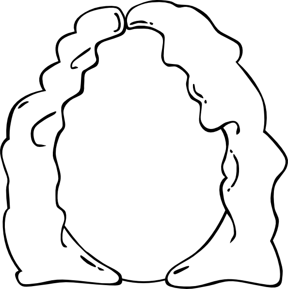 Boy Face Clipart Colouring Pages - Blank Face Clipart Female (594x596)