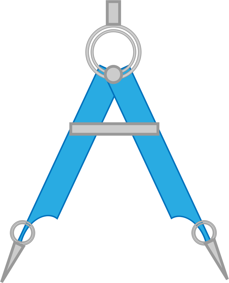 Compass Clipart Geometry - Drawing Compass Clipart (773x955)