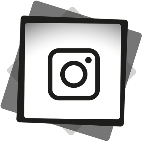 Instagram Black White Icon, Social, Media, Icon Png - Icons Redes Sociales Blancas Png (640x640)