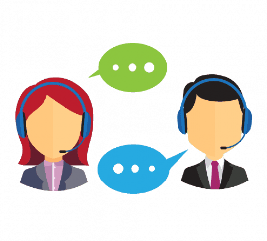 Call Center Software Employees - Call Center Clip Art (540x486)