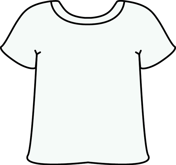 White Tshirt - T Shirt Clip Art Transparent Background (600x562)