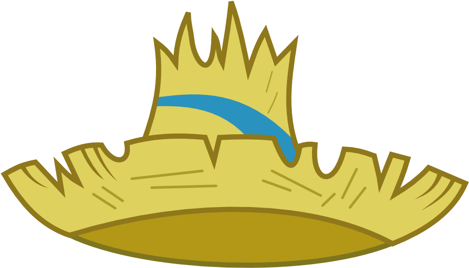 Gardener With Straw Hat Clipart - Straw Hat Clipart (1052x744)