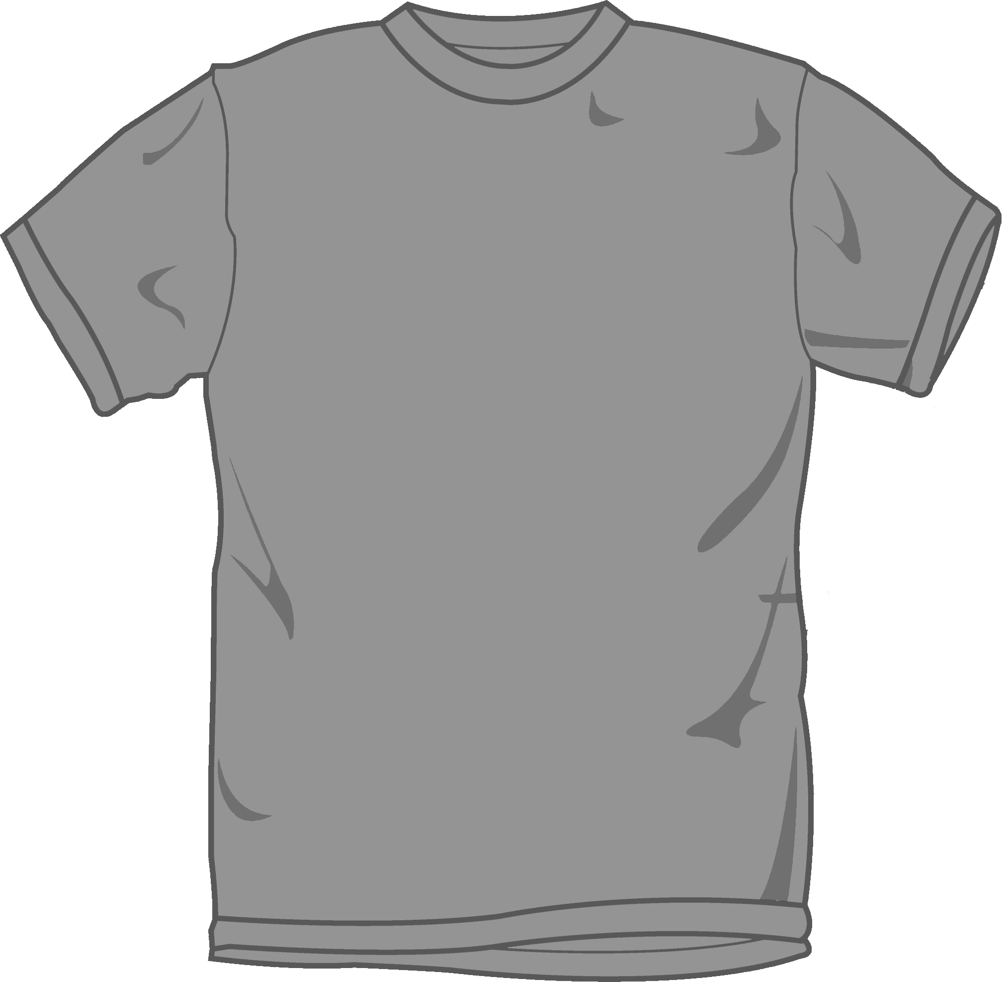 Grey T Shirt Template - Grey T Shirt Template Png (2011x1972)