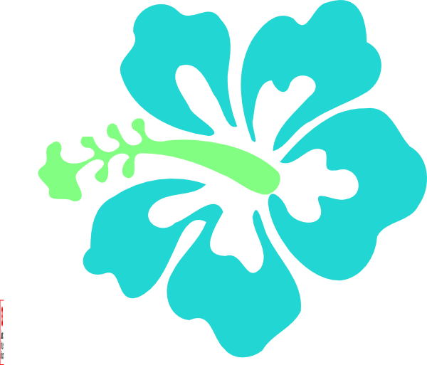Hibiscus Clip Art (600x513)