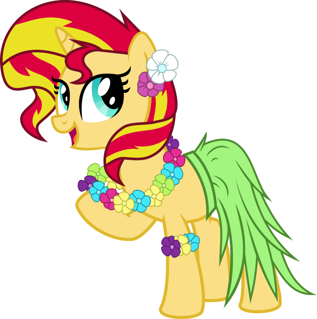 Hula Sunset By Lunarina - Hula Sunset Shimmer (1017x1024)