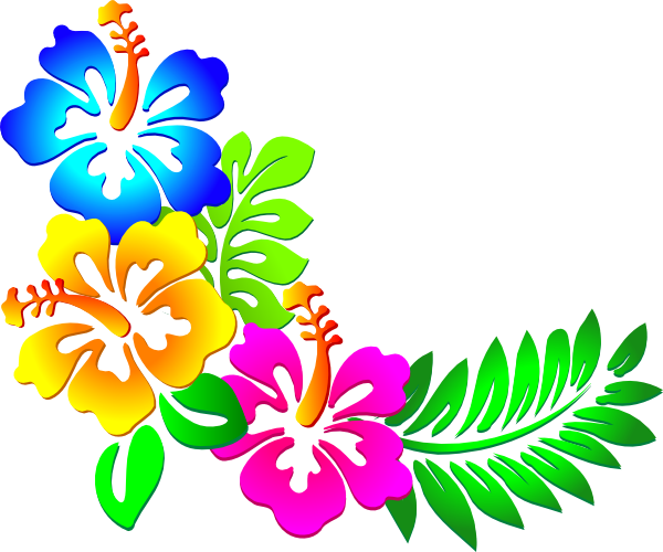 Flowery Border Cliparts - Clip Art Flowers Border (600x500)