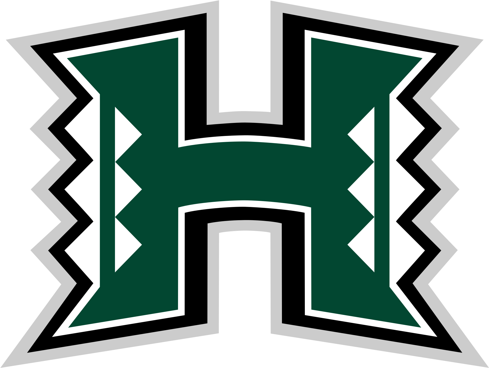 Hawaii Rainbow Warriors Logo (2000x1508)