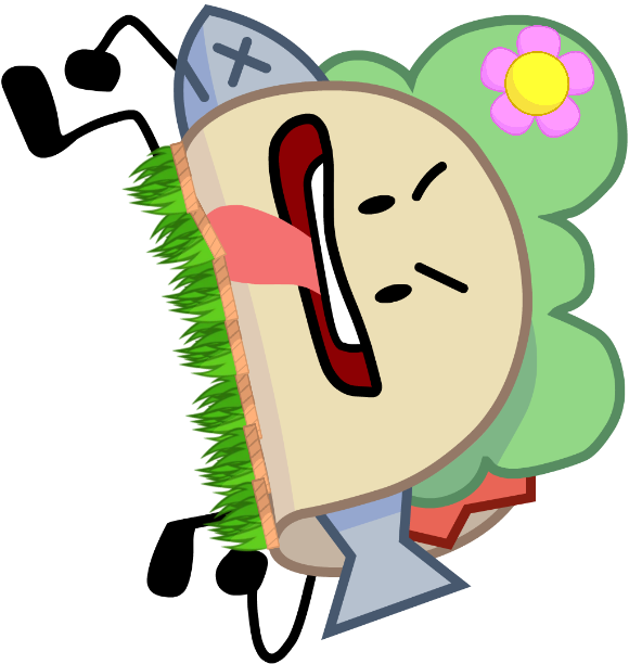 Hawaii Taco - Battle For Dream Island (580x612)