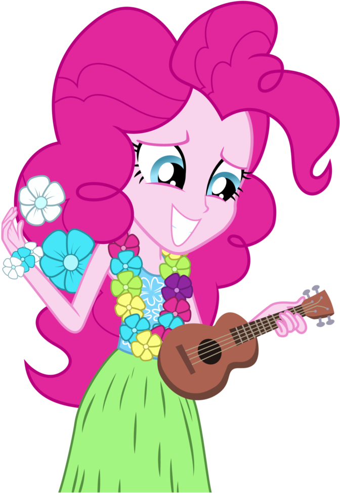 Hula Pinkie By Mohawgo - Pinkie Pie Hula (1280x1623)