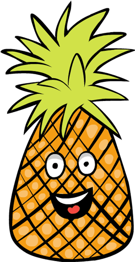 Hawaiian Pineapple Clipart Free Clip Art Images Image - Cartoon Pineapple Png (600x630)