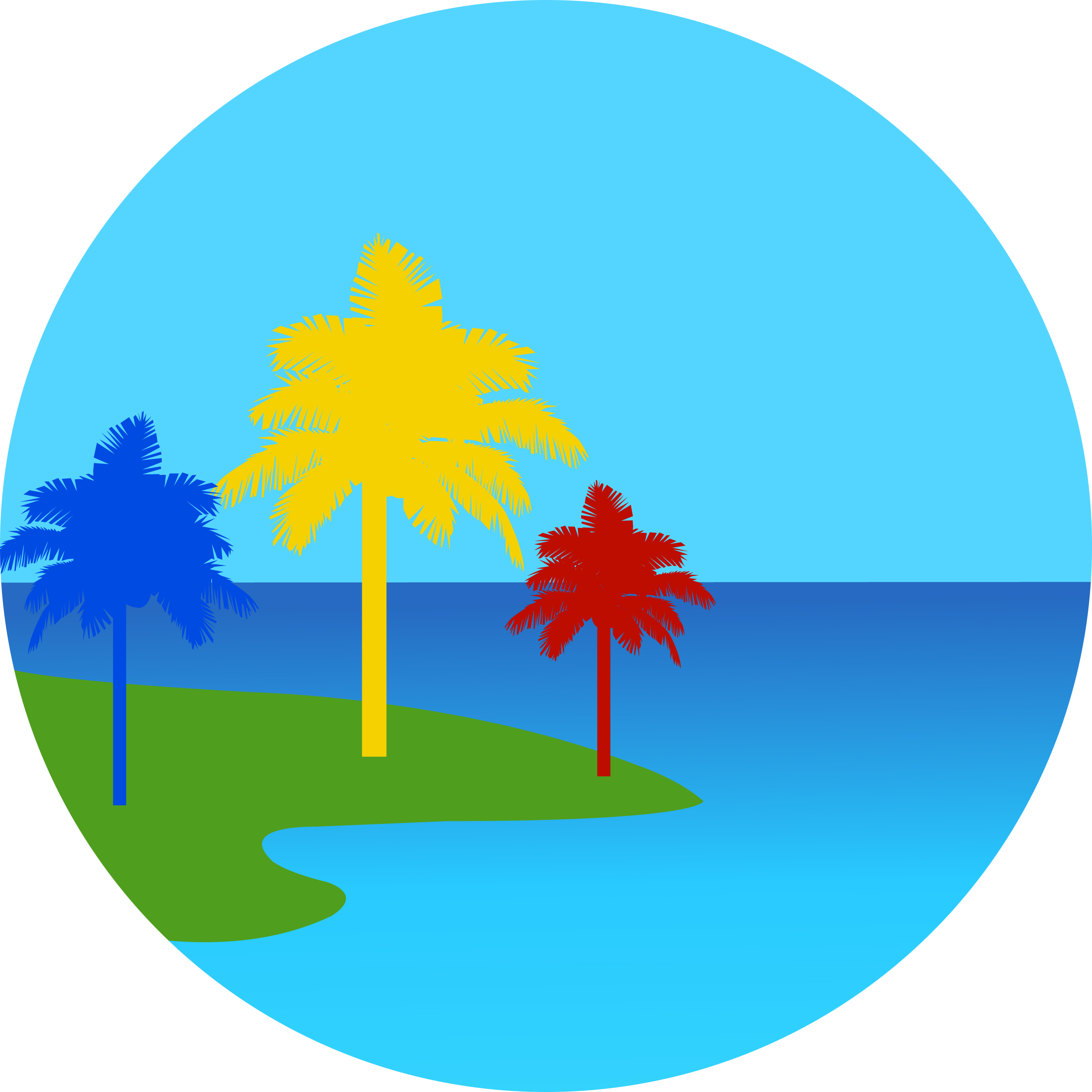 Painted Trees Of Hawaii - Lily Pad Coloring Page (2668x2668)