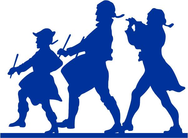 Spirit Of - American Revolution Clipart Black And White (602x444)