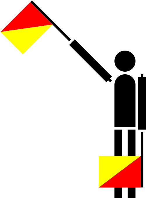 Hawaiian Islands Clip Art Clipartsco - Semaphore Flag T (944x1280)