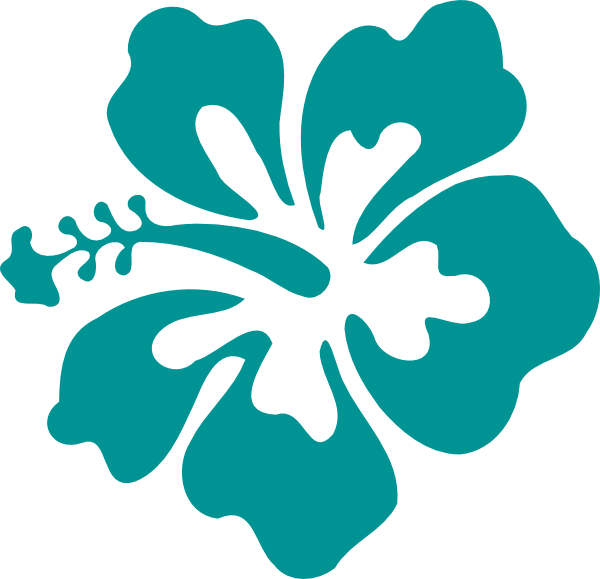Hawaiian Flowers Clip Art (600x579)