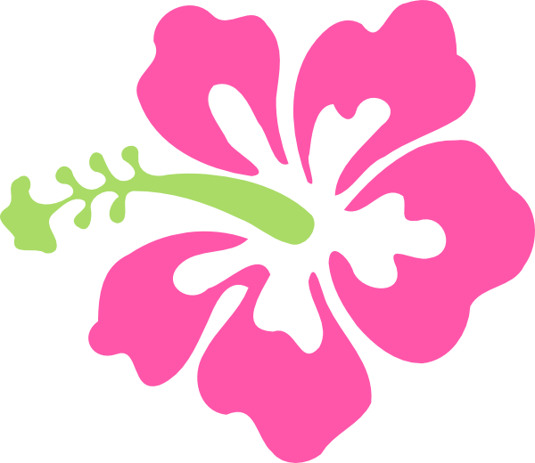 Wallpaper Clipart Hibiscus Flower - Hawaiian Flower Throw Blanket (600x520)