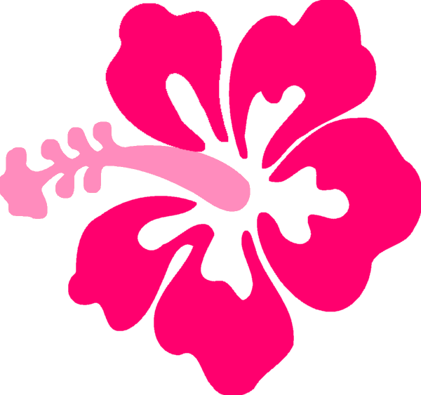 Pa Hibiscus Logo Alpha - Hawaian Flower Vector Free (600x563)