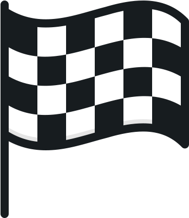 Lulu Checkered Flag - Green Start Flag Icon (512x512)