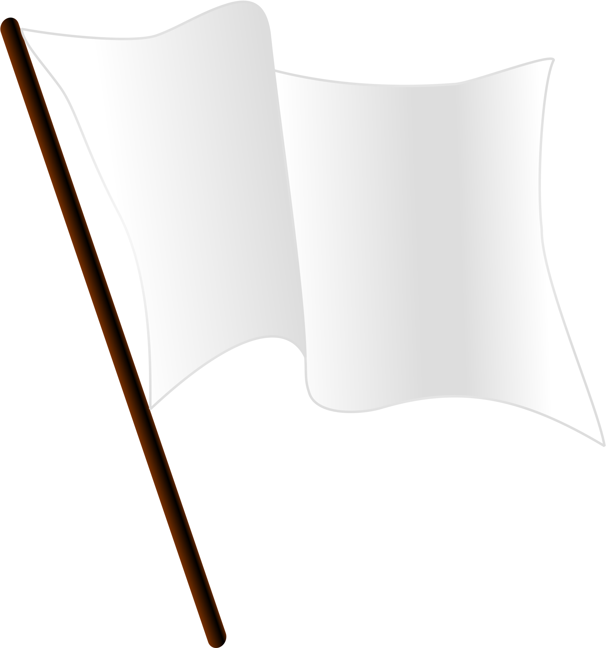 White Flag Transparent Background (2000x2153)