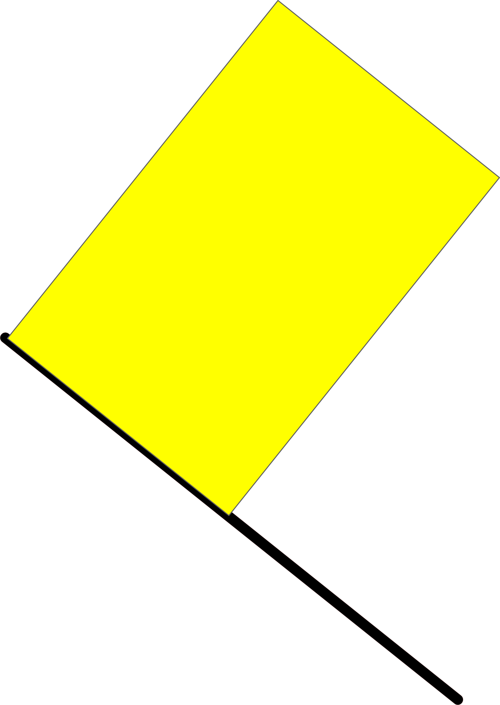 Racing Flags Clip Art Free Download - Yellow (1701x2400)