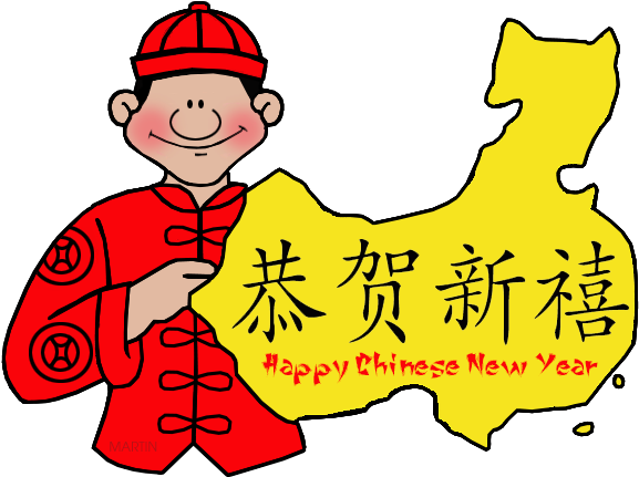 Happy Chinese New Year Map - Happy New Year In Chinese (648x496)