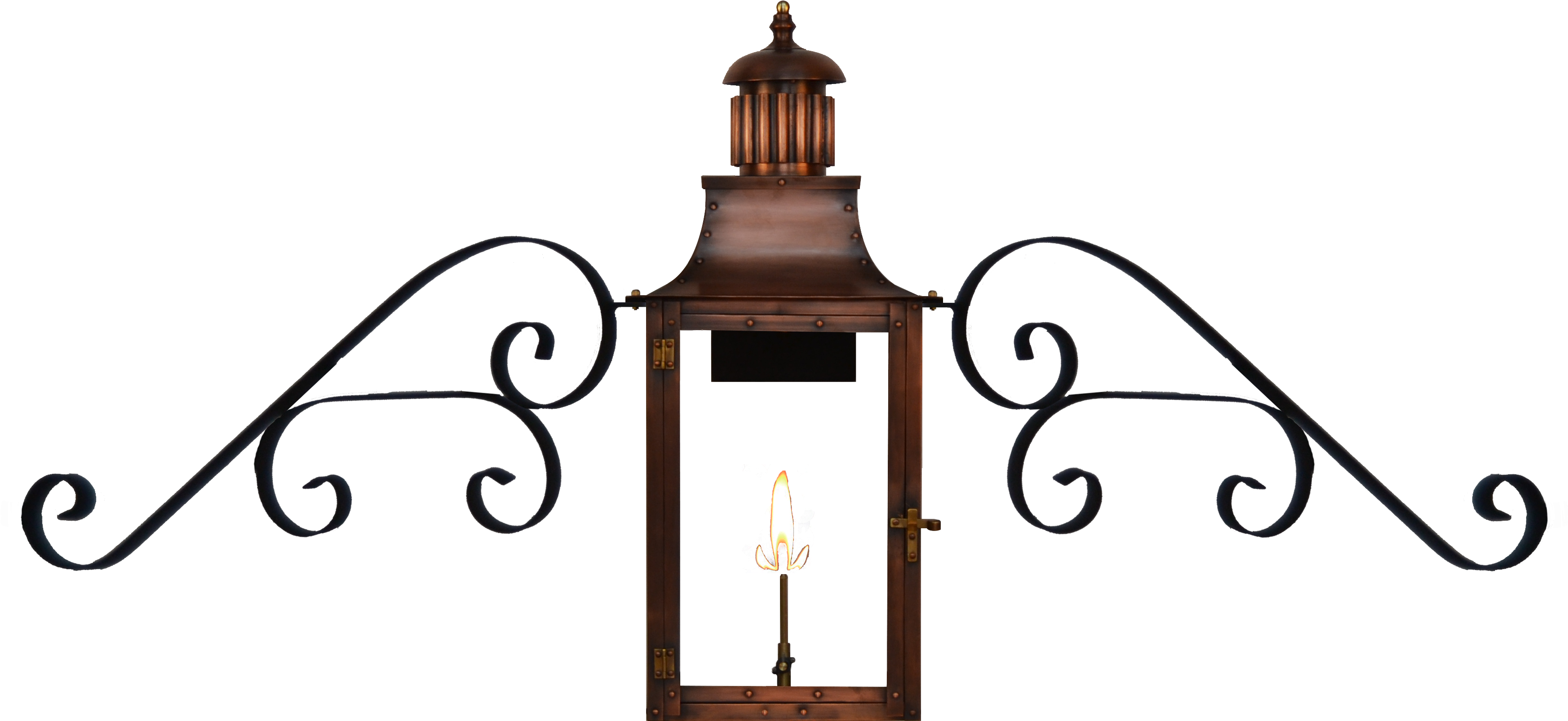 Lantern Clipart Fancy - Somerset 22-inch Propane Gas Wall Mount Lantern, Gold (3492x1761)