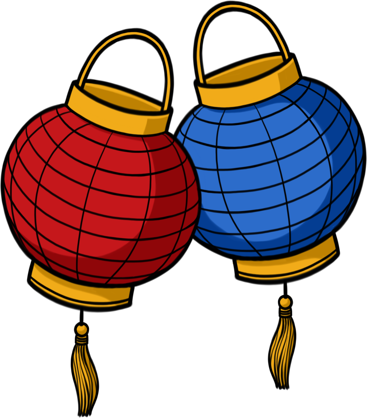 Lanterns - Mooncake Festival Lantern Png (1424x1623)