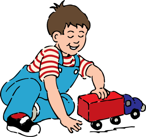 1 Year Old Boy Clipart - Play Clipart (570x533)