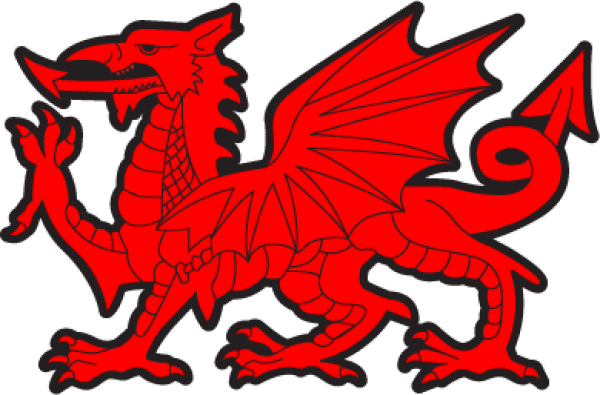 Welsh Dragon Clip Art (600x395)