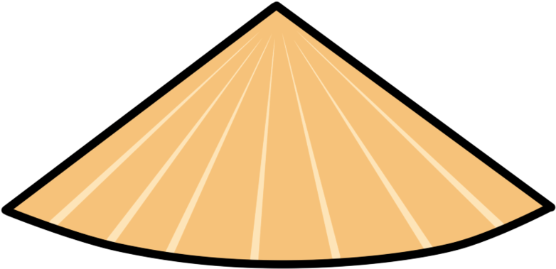 Chinese Hat By Chusonic - Chinese Hat Png (800x391)