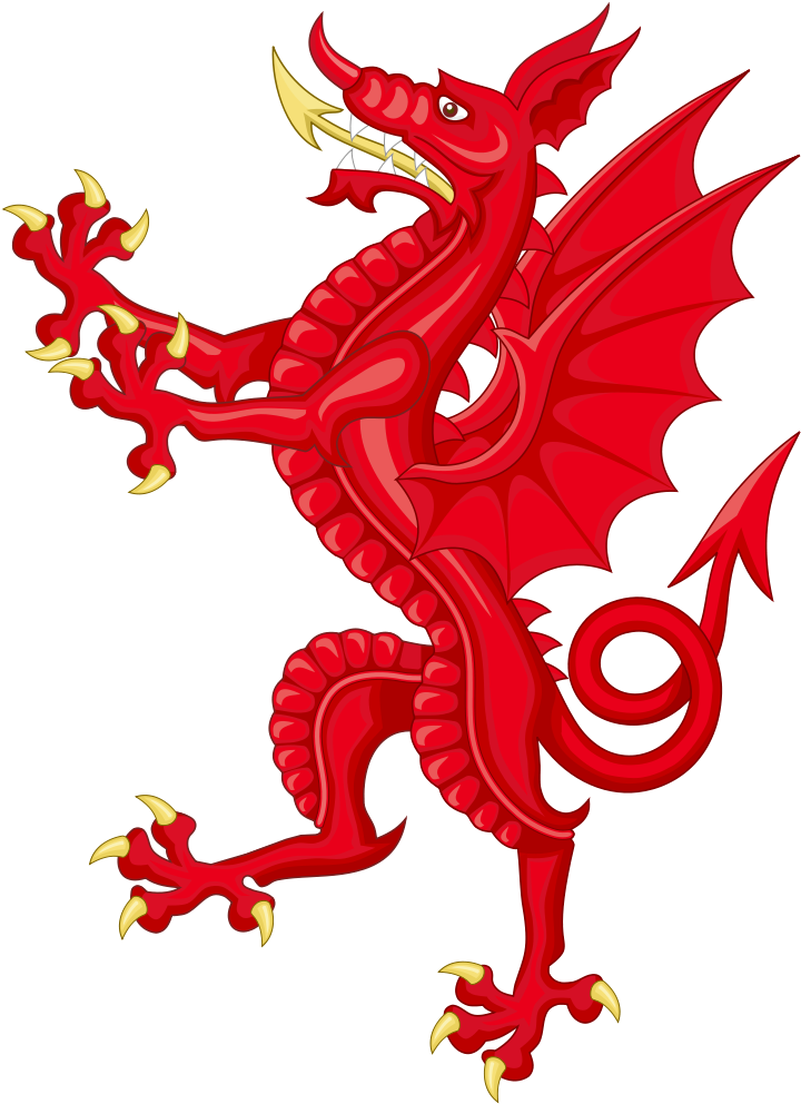 File - Welsh Dragon - Svg - Computer Misuse Act 1990 (1024x1024)