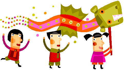On That Note, Go Out And Celebrate Gung Hei Fat Choi - Chinese New Year Clip Art (483x272)