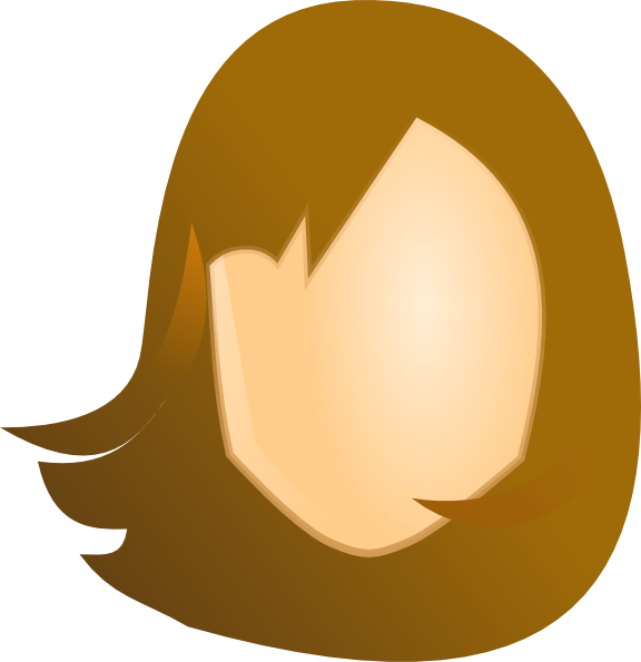 Head Clipart Woman - Face Without Eyes Clipart (576x595)