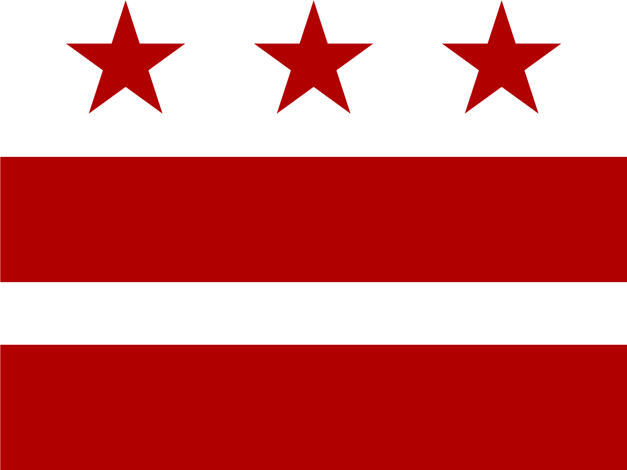 Open - Washington Dc State Flag (2000x2000)