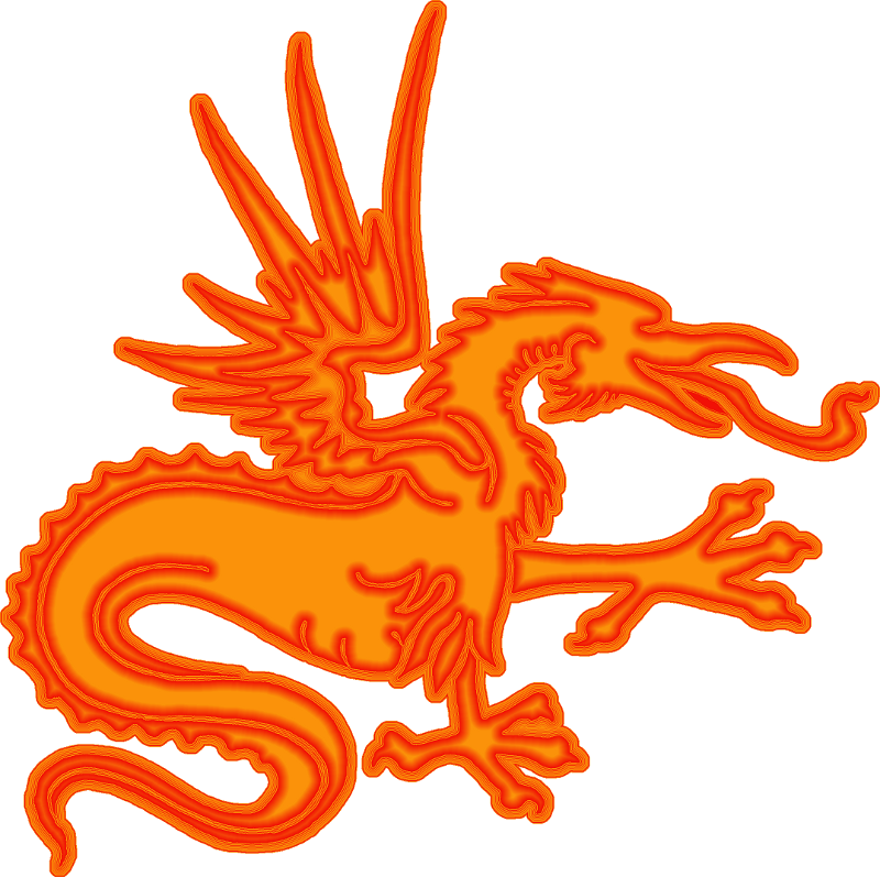 Chinese Dragon Clipart Orange - Chinese Dragon (800x797)