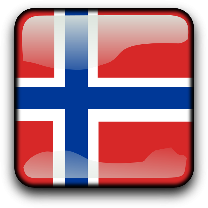 Flag Of Norway Png Images - Island Flagg (900x900)