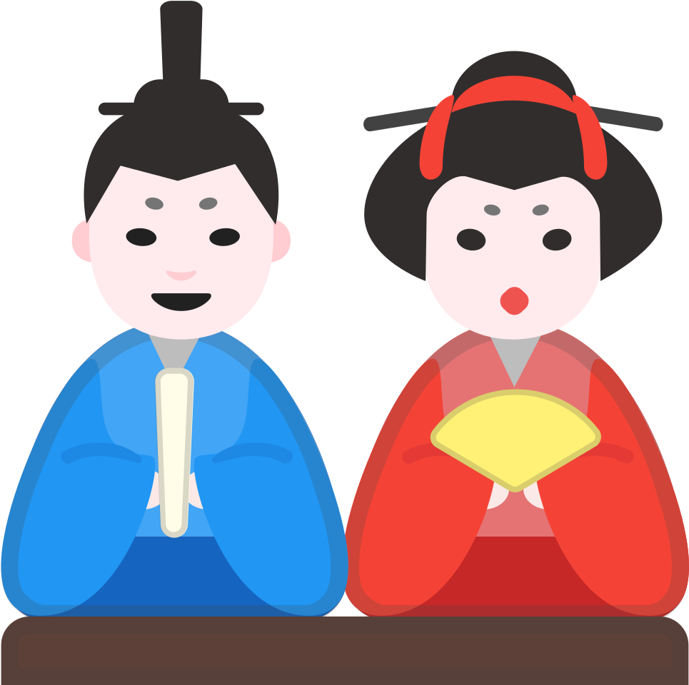 Japanese Dolls Icon - Japanese Dolls Emoji Hd (1024x1024)