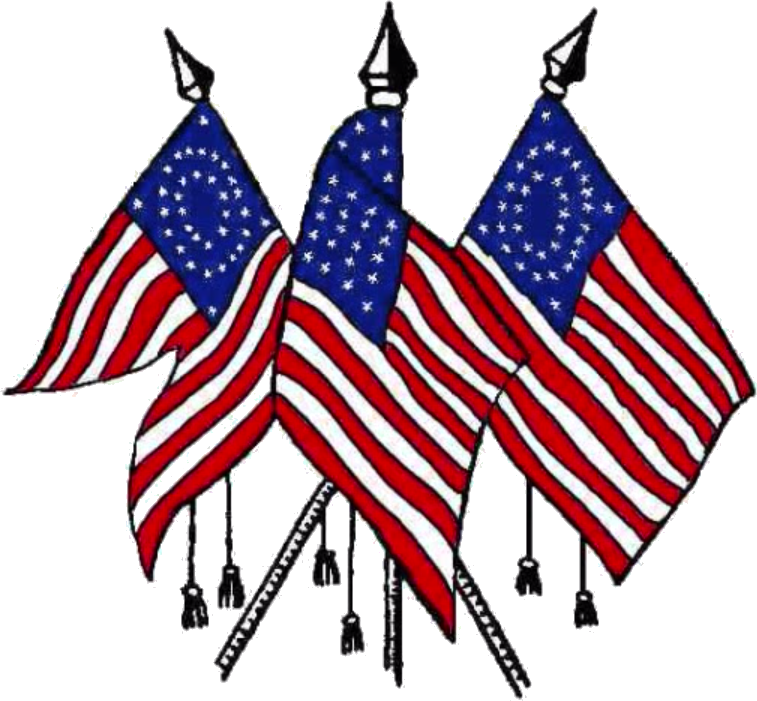 Flags Of The United States Of America In The American - Union Flag Civil War (757x701)