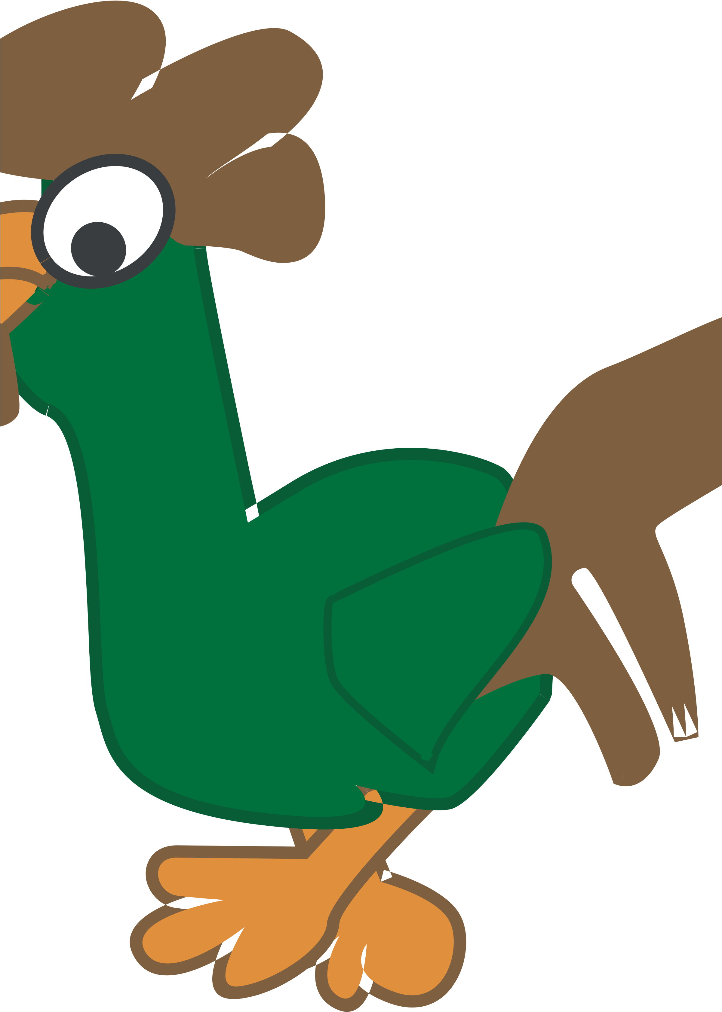 Similar Clip Art - Rooster Clip Art (2400x3394)
