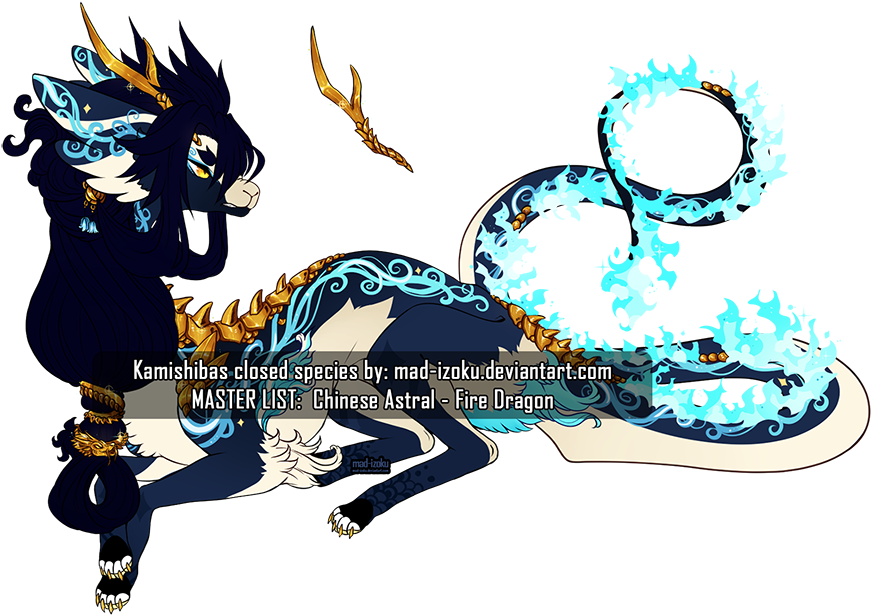 1 Chinese Astral Cyan Fire Dragon By Kamishibas Index - Cartoon (900x644)