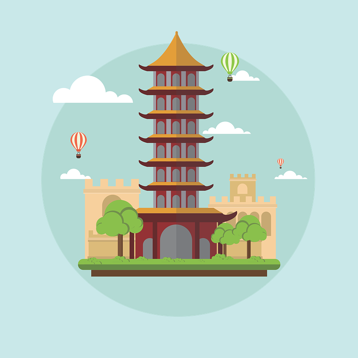Vectors, Psd, Logo And Icons - China Landmark Vector (720x720)